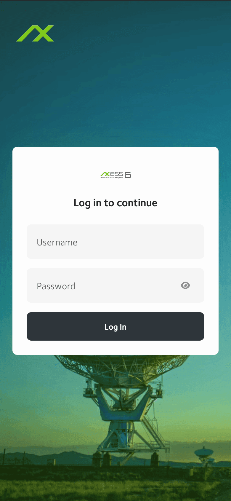 axf mobile login poster frame