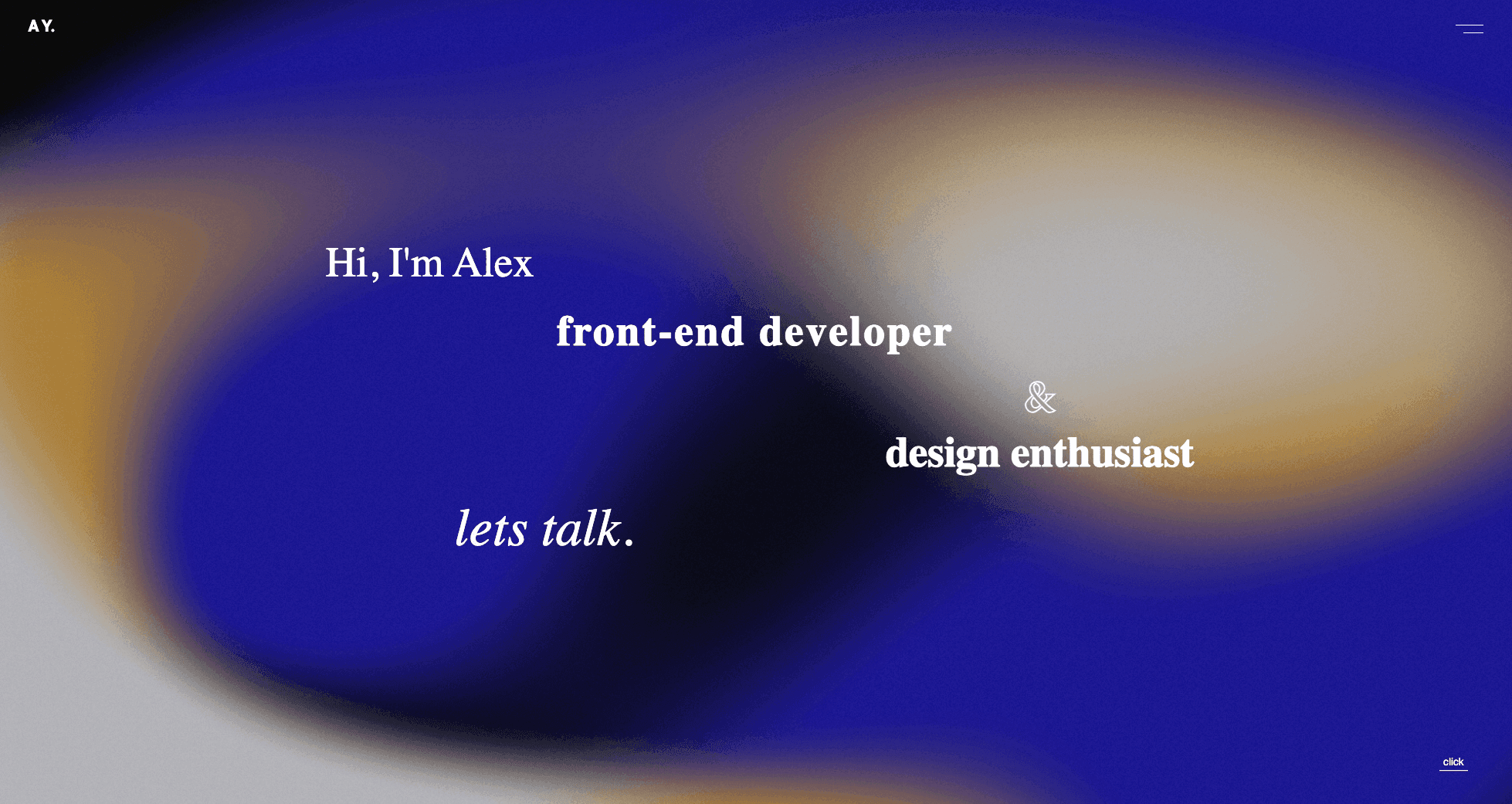 PORTFOLIO V1 project preview poster frame